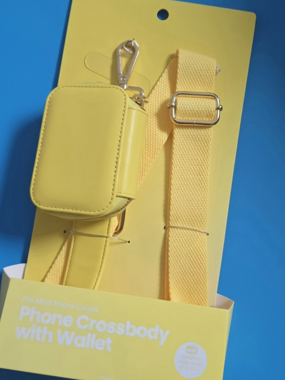 Yellow Phone Crossbody Wallet - Brand